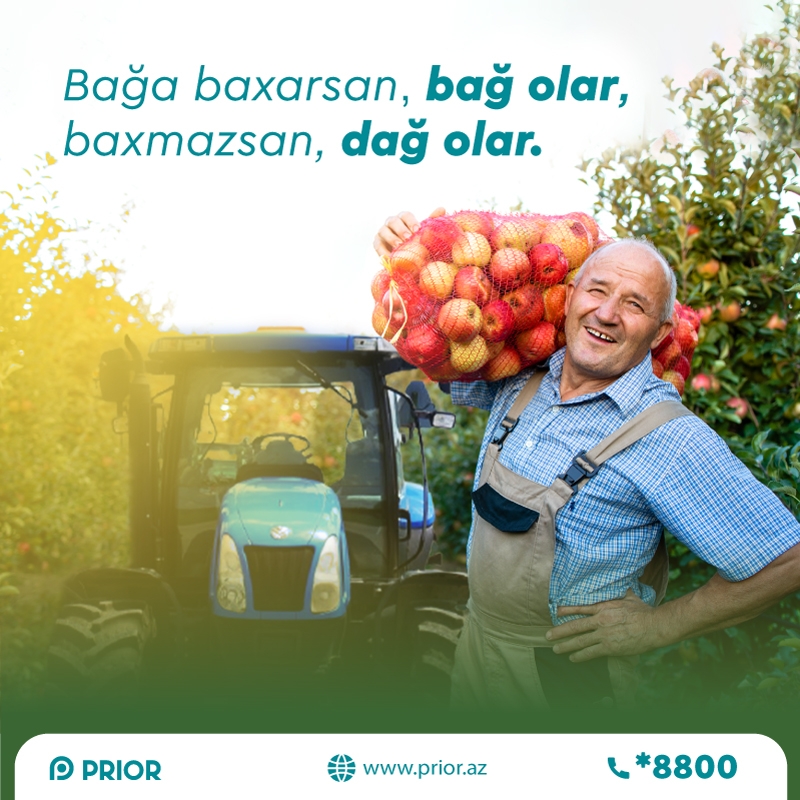 Bağa baxarsan, bağ olar, baxmazsan, dağ olar