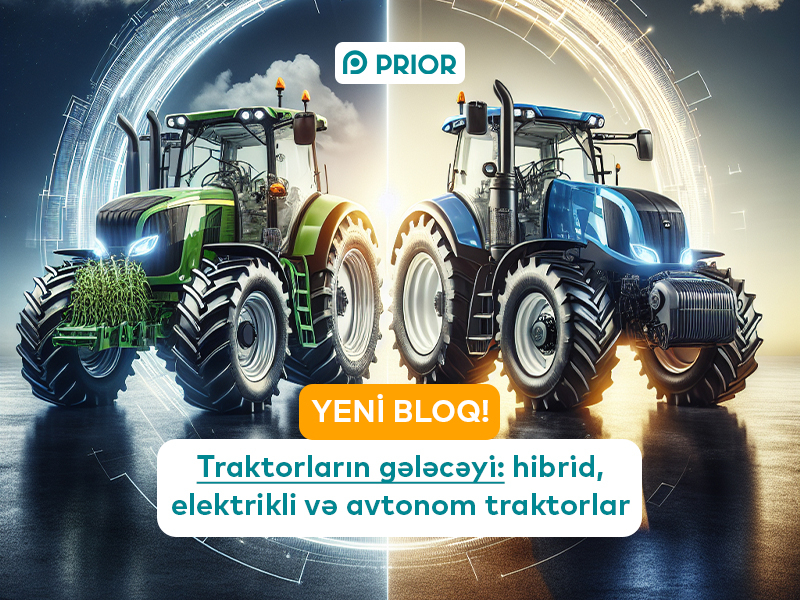 Traktorların gələcəyi: hibrid, elektrikli və avtonom traktorlar