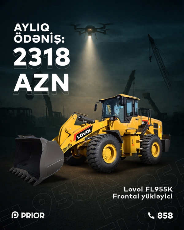 “Lovol FL955K” frontal yükləyici (XÜSUSİ TƏKLİF!)