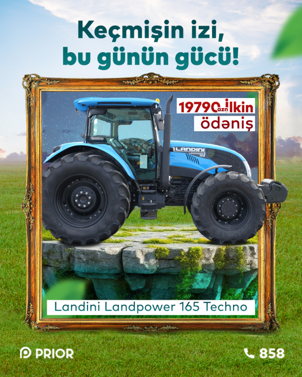 “Landini Landpower 165 Techno” (XÜSUSİ İLKİN ÖDƏNİŞLƏ!)
