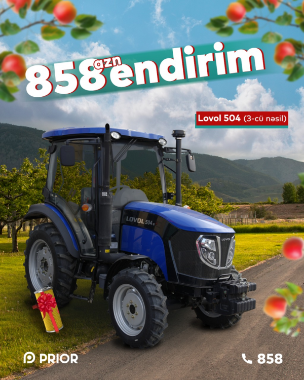 3-cü nəsil “Lovol 504”  (858 AZN ENDİRİM)